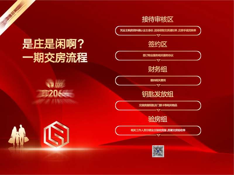 地产交房流程桁架-采灵感-cailinggan.com