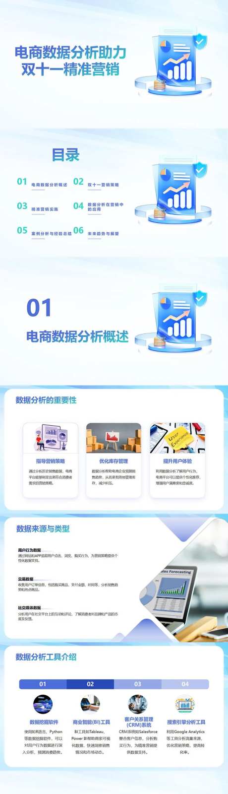 电商数据分析助力双十一精准营销PPT-采灵感-https://www.cailinggan.com/