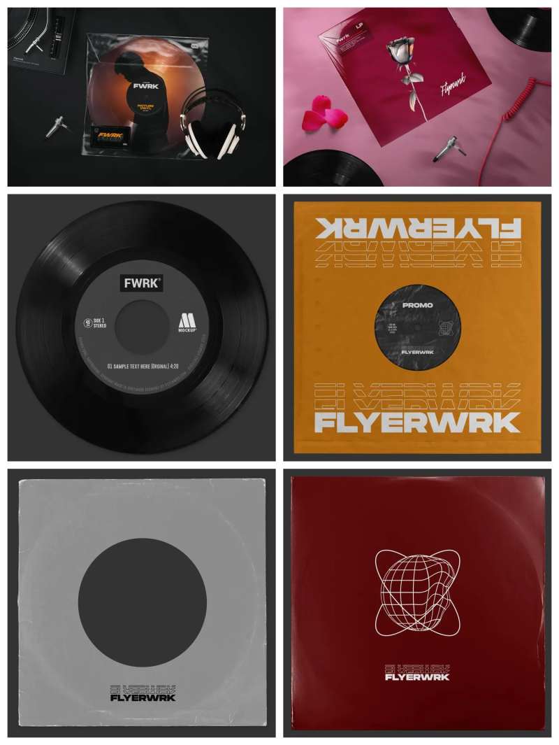 封面专辑CD音乐样机-采灵感-cailinggan.com