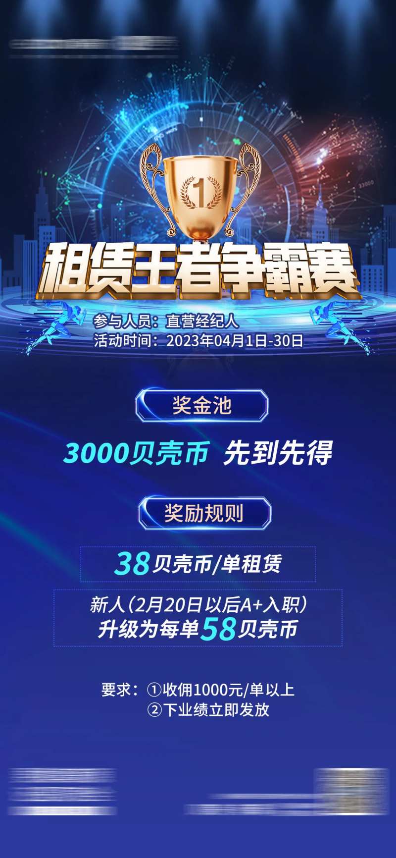 租赁争霸赛海报-采灵感-cailinggan.com