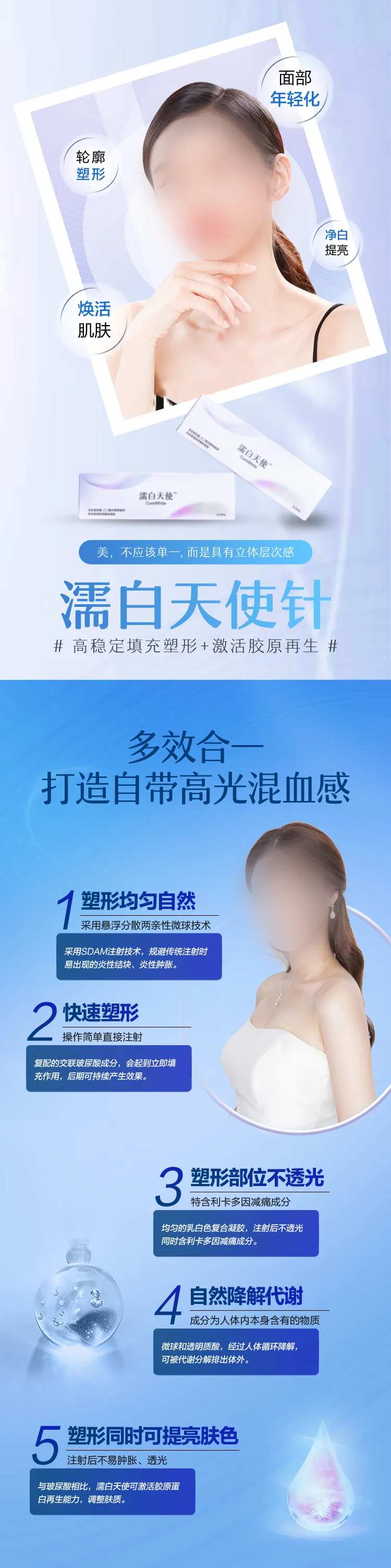 濡白天使针促销海报长图-采灵感-cailinggan.com