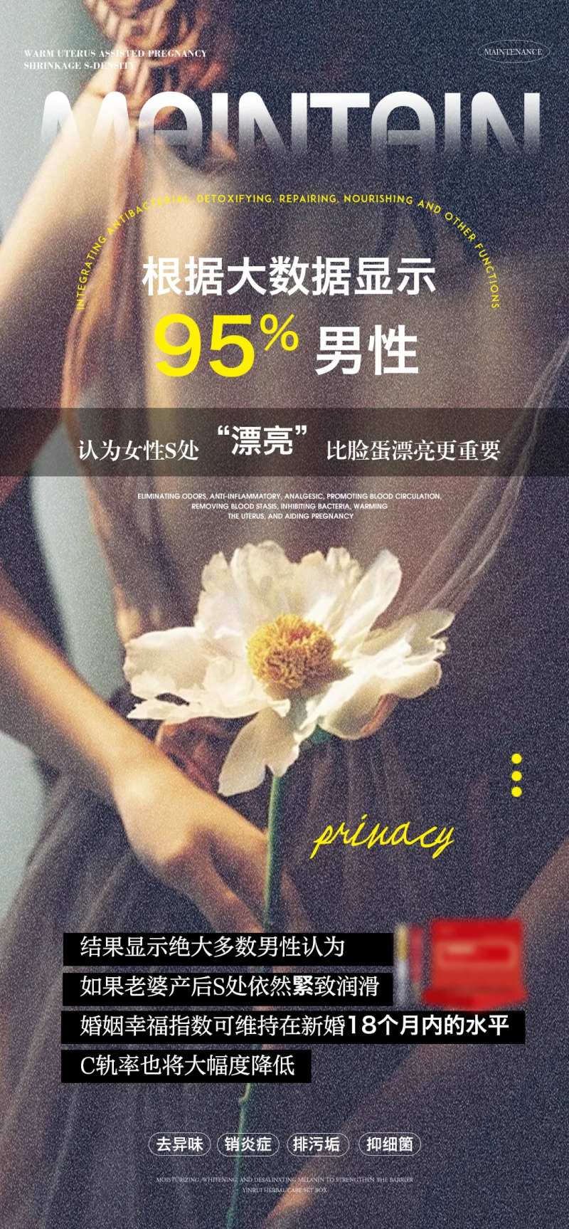私密养护海报-采灵感-cailinggan.com