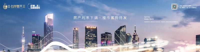 高端房地产优惠政策宣传海报展板-采灵感-cailinggan.com