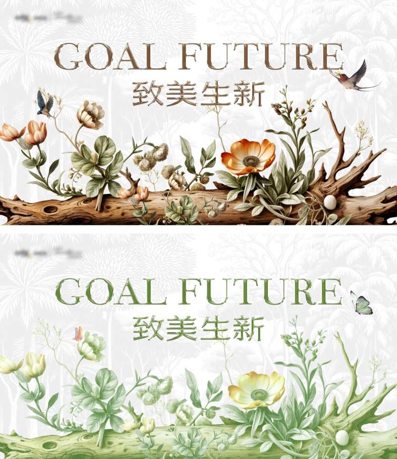 生态环保kv视觉背景板-采灵感-cailinggan.com