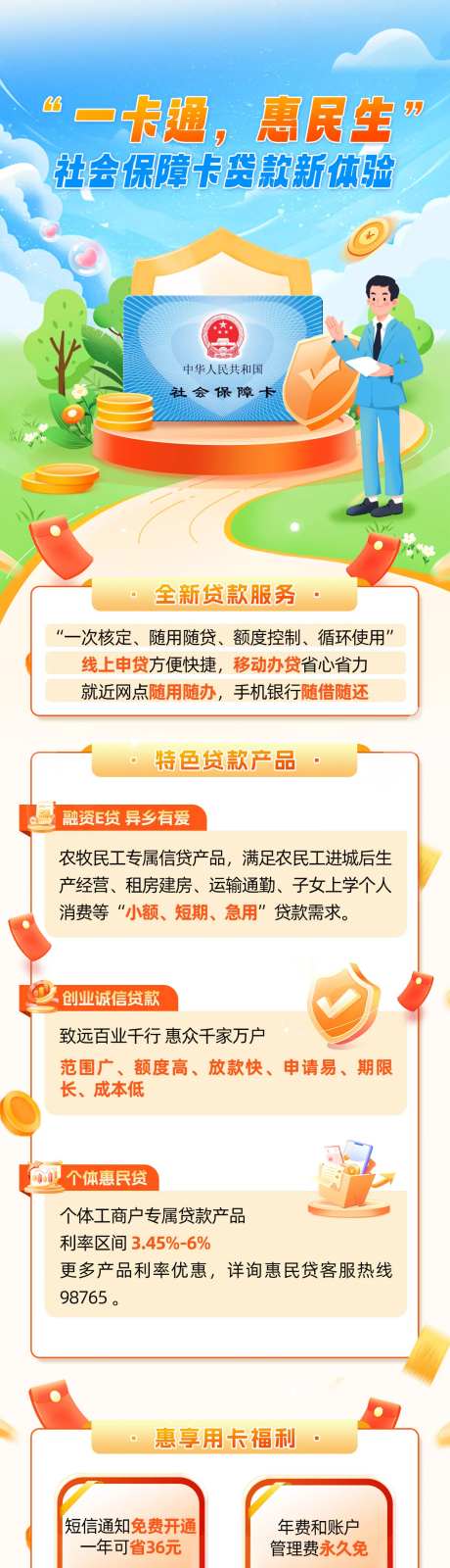 社保卡贷款长图-采灵感-https://www.cailinggan.com/