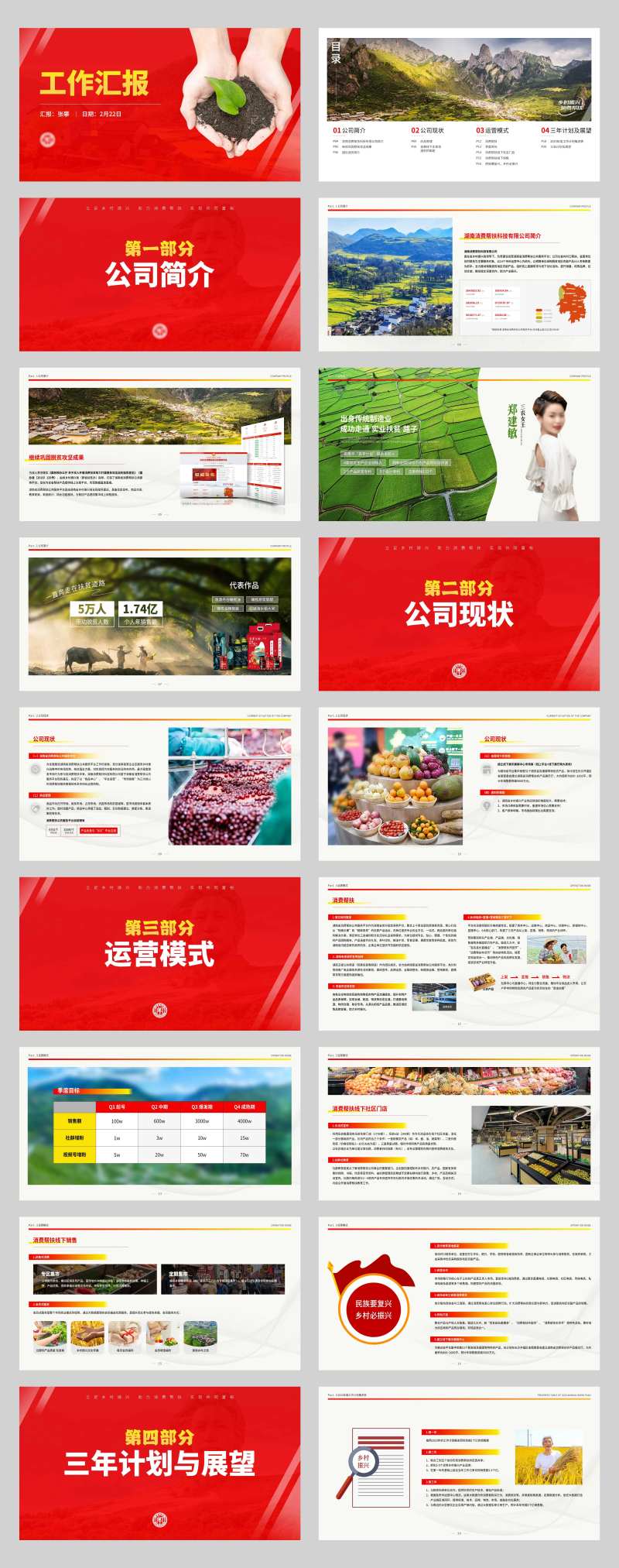 党政机关消费帮扶工作汇报PPT-采灵感-cailinggan.com