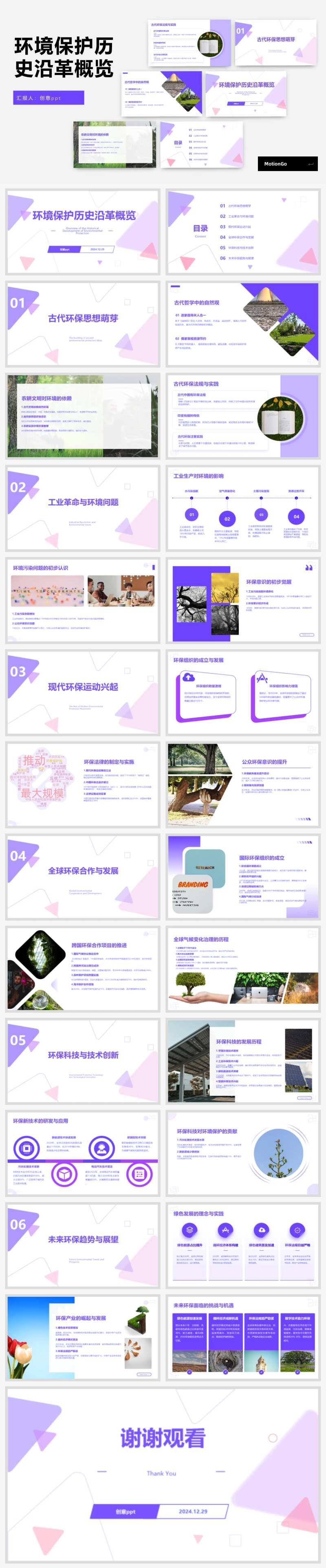 环境保护历史沿革概览ppt-采灵感-cailinggan.com