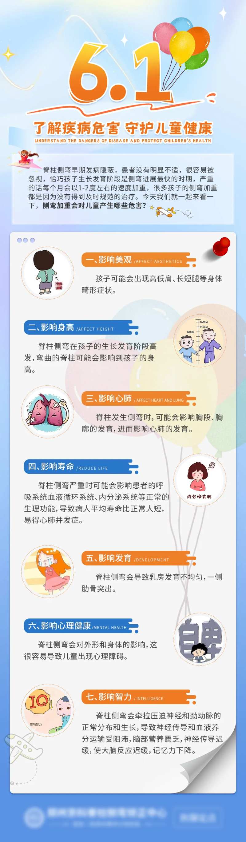 儿童节守护健康侧弯科普-采灵感-cailinggan.com