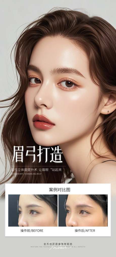 眉弓打造海报-采灵感-https://www.cailinggan.com/