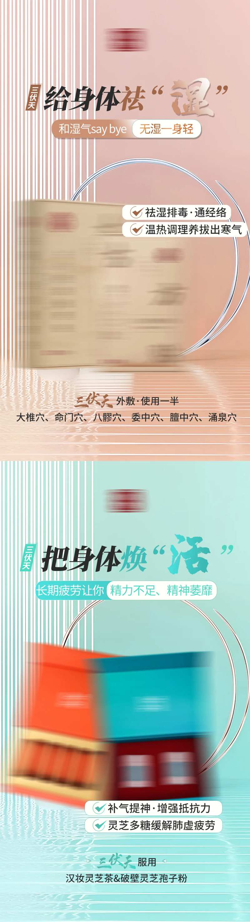 三伏天养生海报-采灵感-cailinggan.com