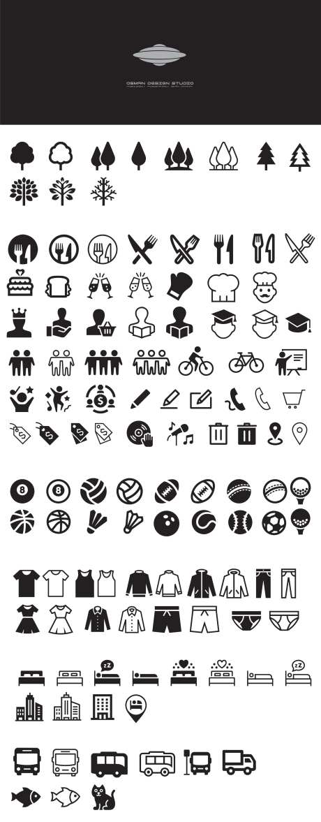 符号图标合集icon图标设计-采灵感-https://www.cailinggan.com/