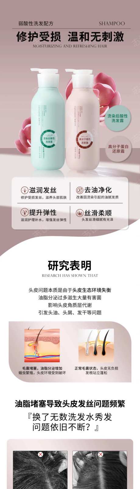 洗护详情页电商详情页-采灵感-https://www.cailinggan.com/