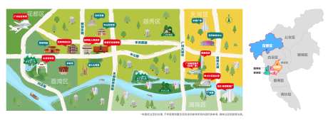 广州手绘地图-采灵感-https://www.cailinggan.com/