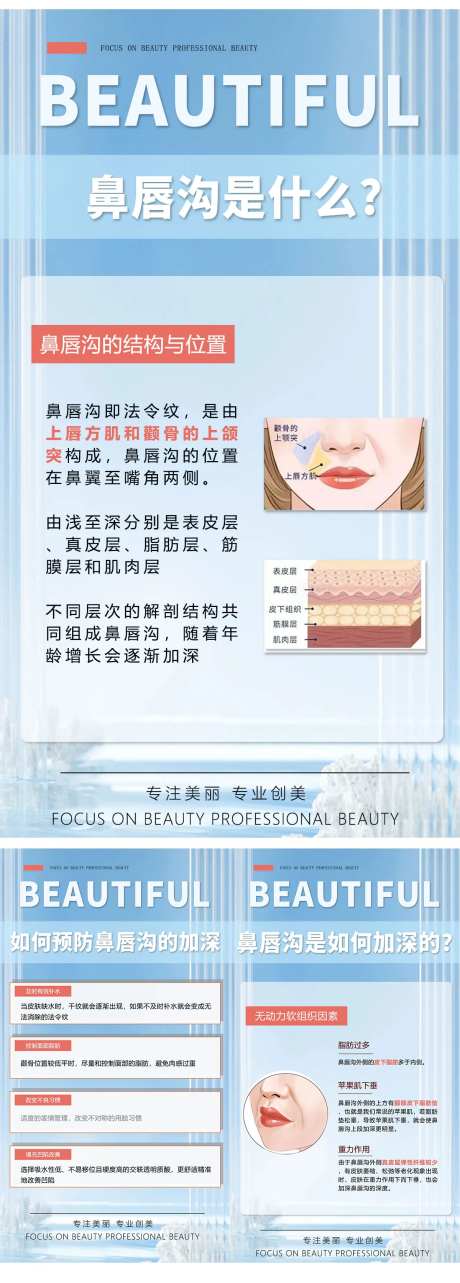 医美灯箱小科普朋友圈海报图-采灵感-https://www.cailinggan.com/