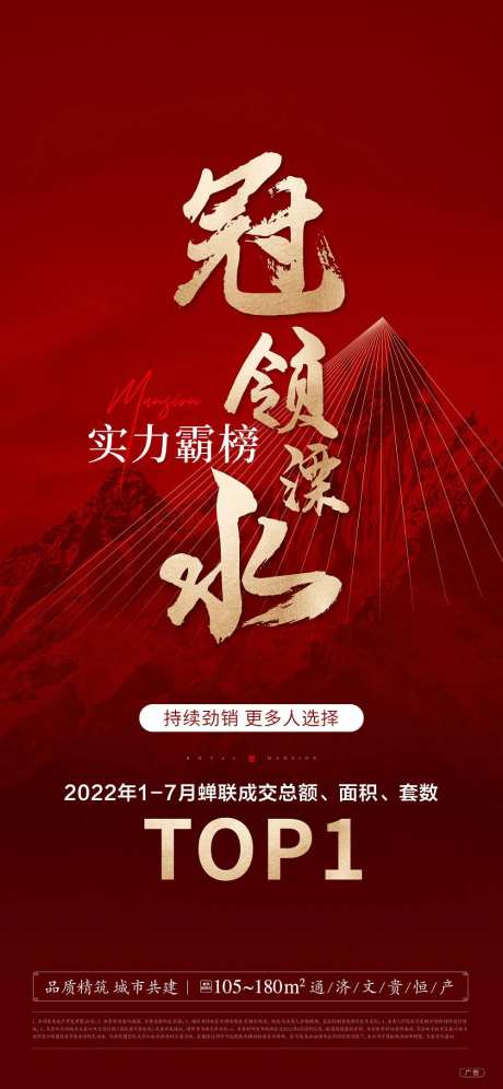 地产热销三冠王卖压海报                                                                                                                                                                                             -采灵感-https://www.cailinggan.com/