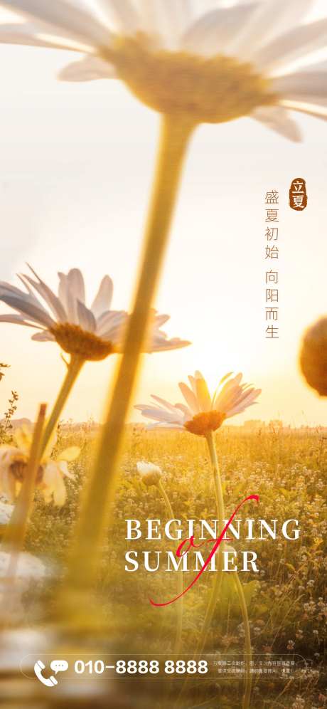 立夏节气暖心海报-采灵感-https://www.cailinggan.com/