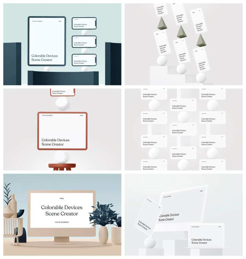 UI电脑计算机界面手机壳样机-采灵感-cailinggan.com