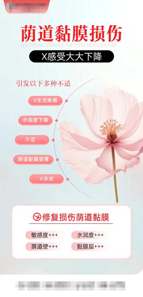 阴道黏膜损伤海报-采灵感-https://www.cailinggan.com/
