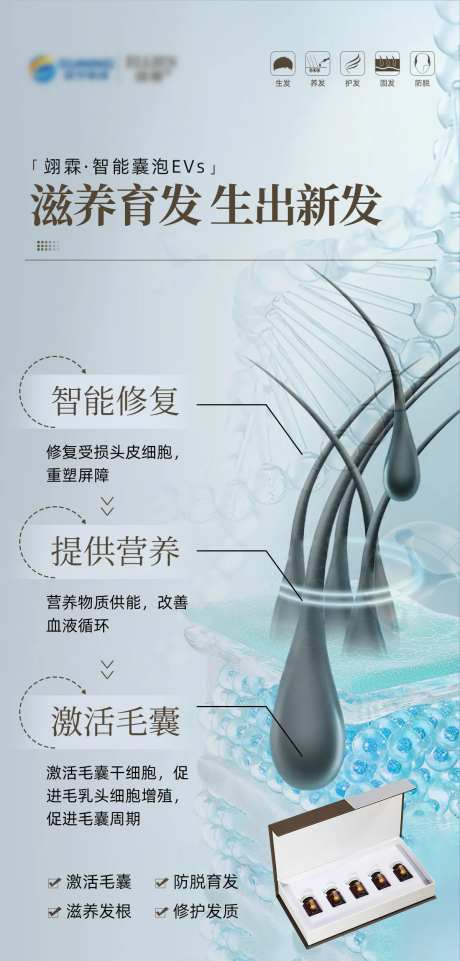 植发生发产品海报-采灵感-https://www.cailinggan.com/