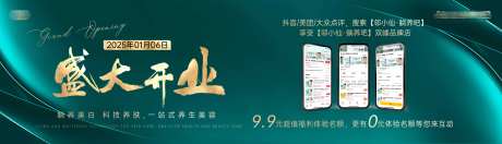 美容养生大健康行业开业盛典海报-采灵感-https://www.cailinggan.com/