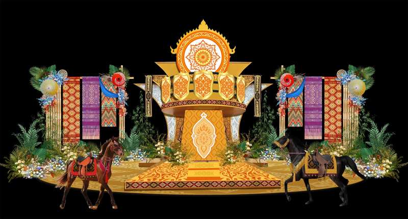 战国战马美陈打卡点-采灵感-cailinggan.com