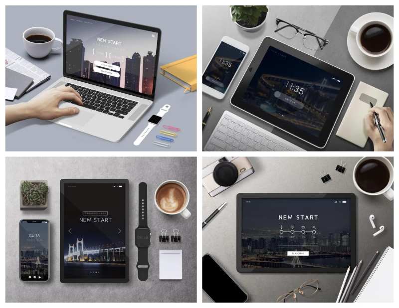 办公场所品牌样机-采灵感-cailinggan.com