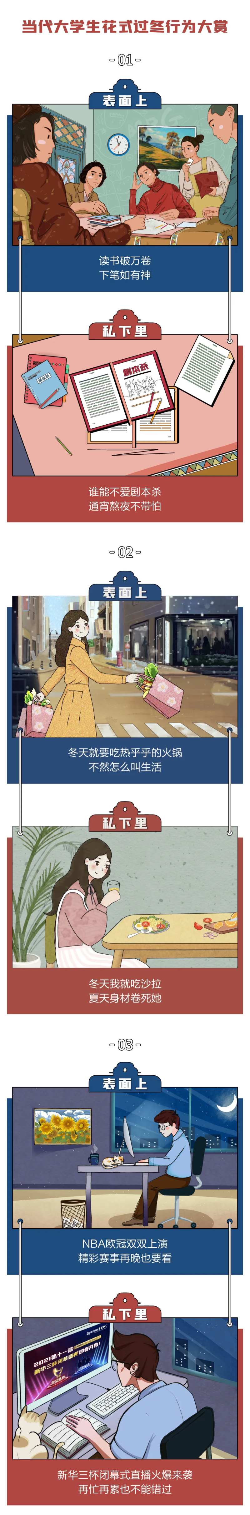 大学生行为打赏漫画-采灵感-cailinggan.com