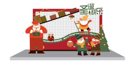 圣诞快乐美陈-采灵感-https://www.cailinggan.com/