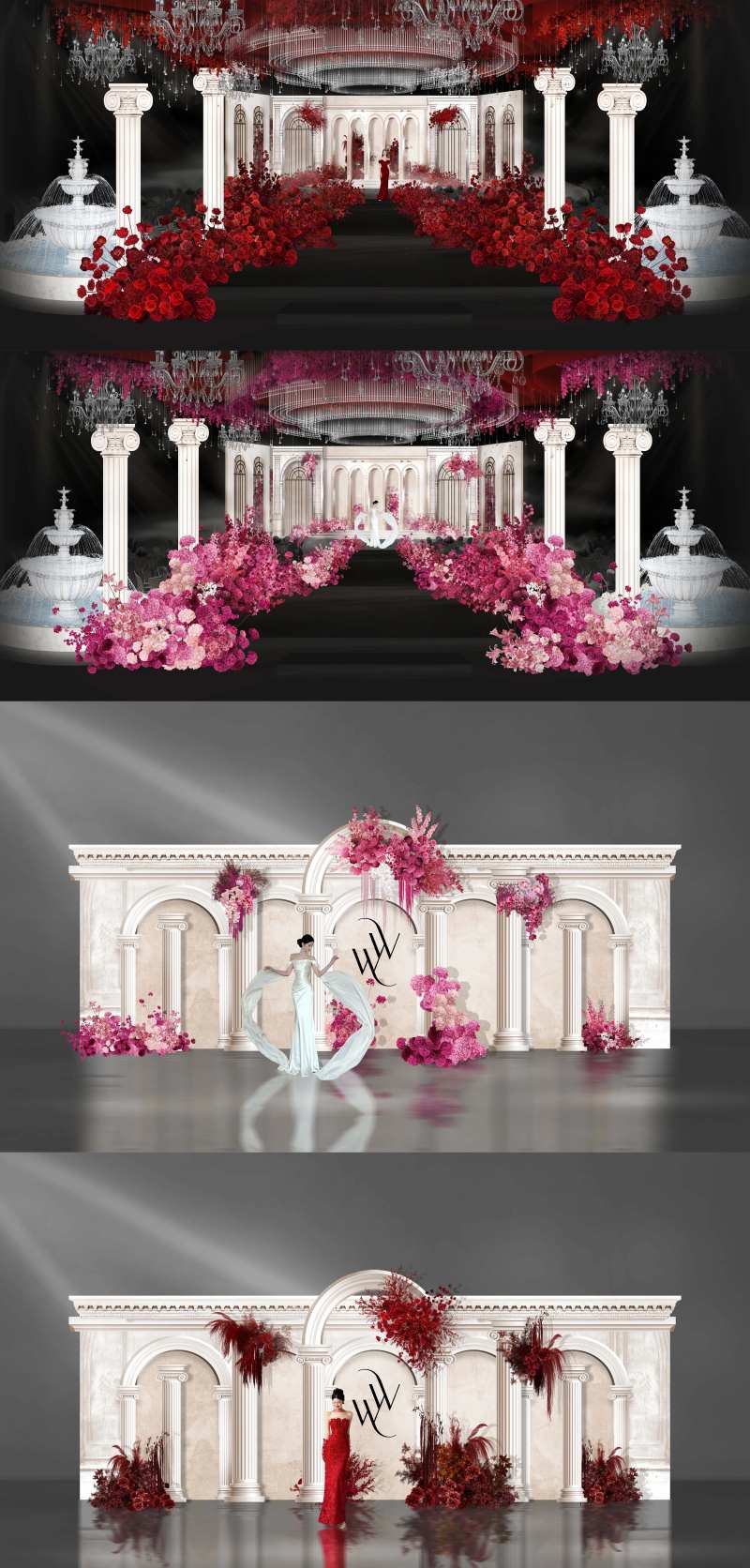 婚礼仪式区-采灵感-cailinggan.com