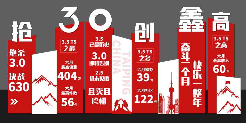 冲刺金句美陈堆头-采灵感-cailinggan.com