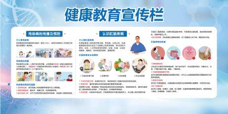 医疗健康教育宣传栏展板-采灵感-https://www.cailinggan.com/