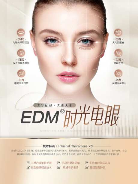 美眼整形项目包装灯箱广告-采灵感-https://www.cailinggan.com/