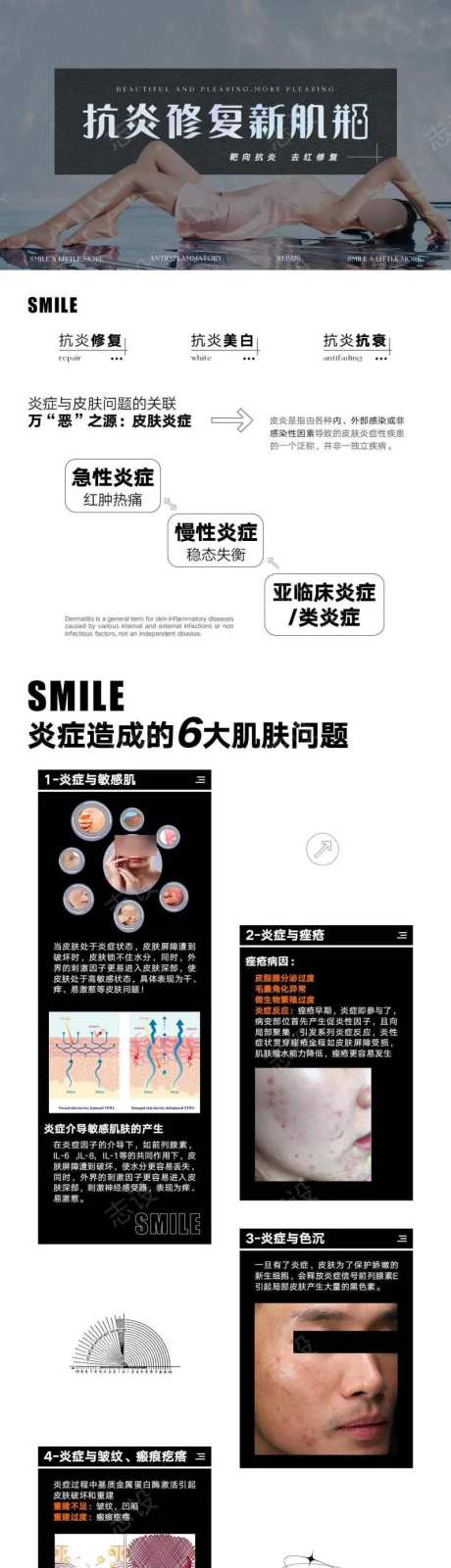 医美小红瓶包装介绍长图海报-采灵感-https://www.cailinggan.com/