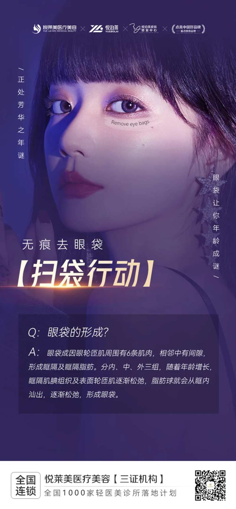 祛眼袋海报-采灵感-cailinggan.com