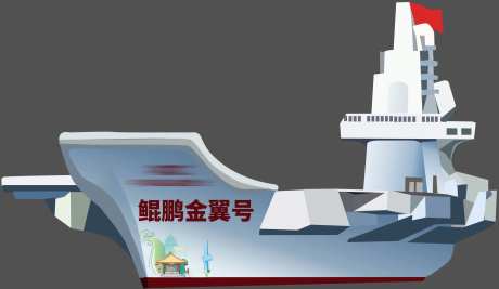 航母异形桌签-采灵感-https://www.cailinggan.com/