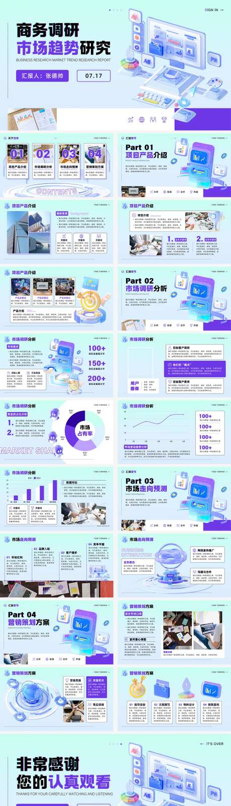 商业研究市场趋势调研分析报告PPT-采灵感-https://www.cailinggan.com/