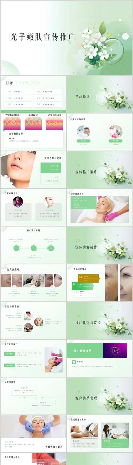 光子嫩肤宣传推广PPT-采灵感-https://www.cailinggan.com/