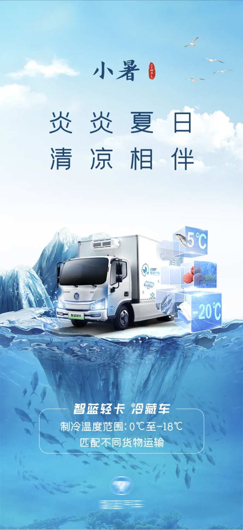 小暑汽车海报-采灵感-cailinggan.com