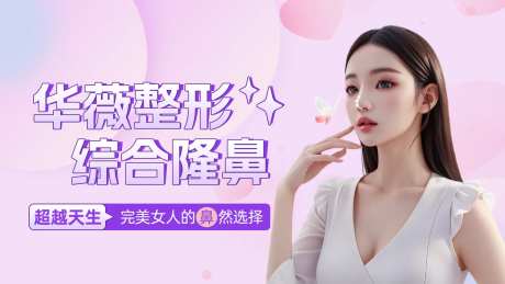 医美整形海报图片大图小图推广图-采灵感-https://www.cailinggan.com/