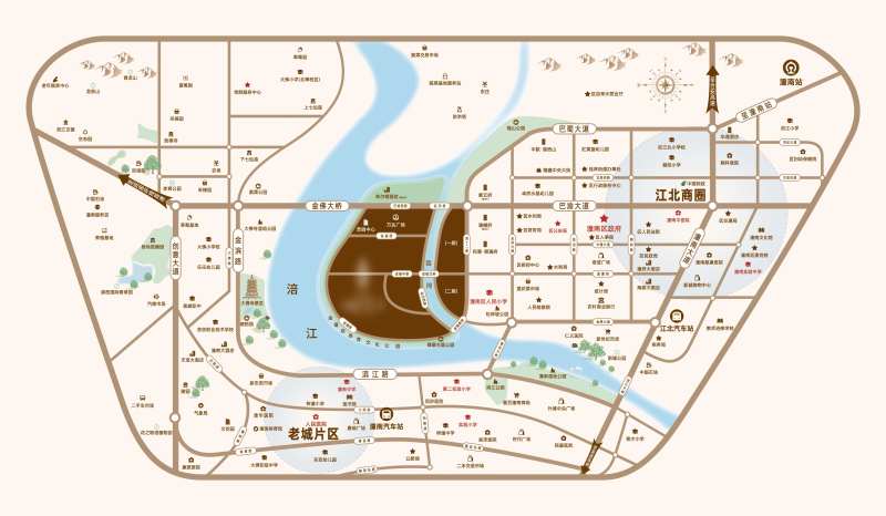 地产区位图海报-采灵感-cailinggan.com