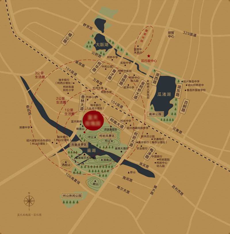 绍兴区位图-采灵感-cailinggan.com