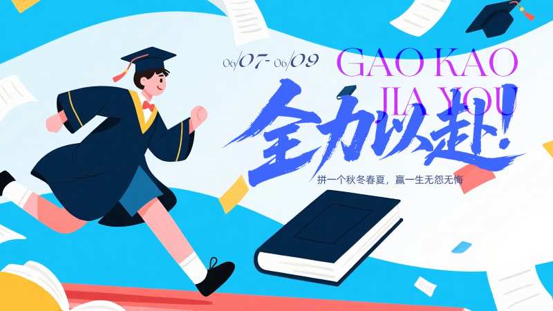 中高考背景板-采灵感-cailinggan.com