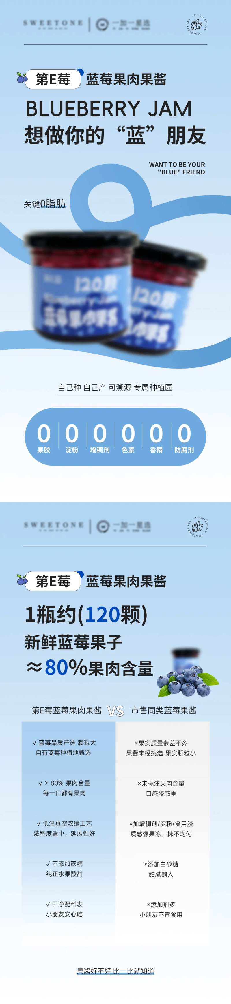蓝莓果酱宣传海报-采灵感-cailinggan.com