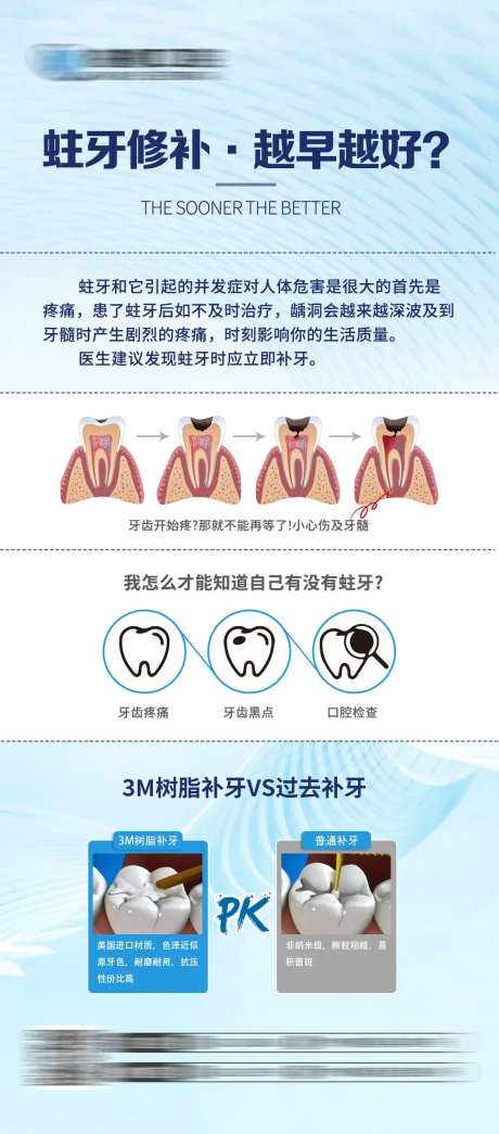 口腔补牙海报-采灵感-https://www.cailinggan.com/