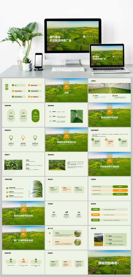 农业新品种推广会发布会PPT模板-采灵感-https://www.cailinggan.com/