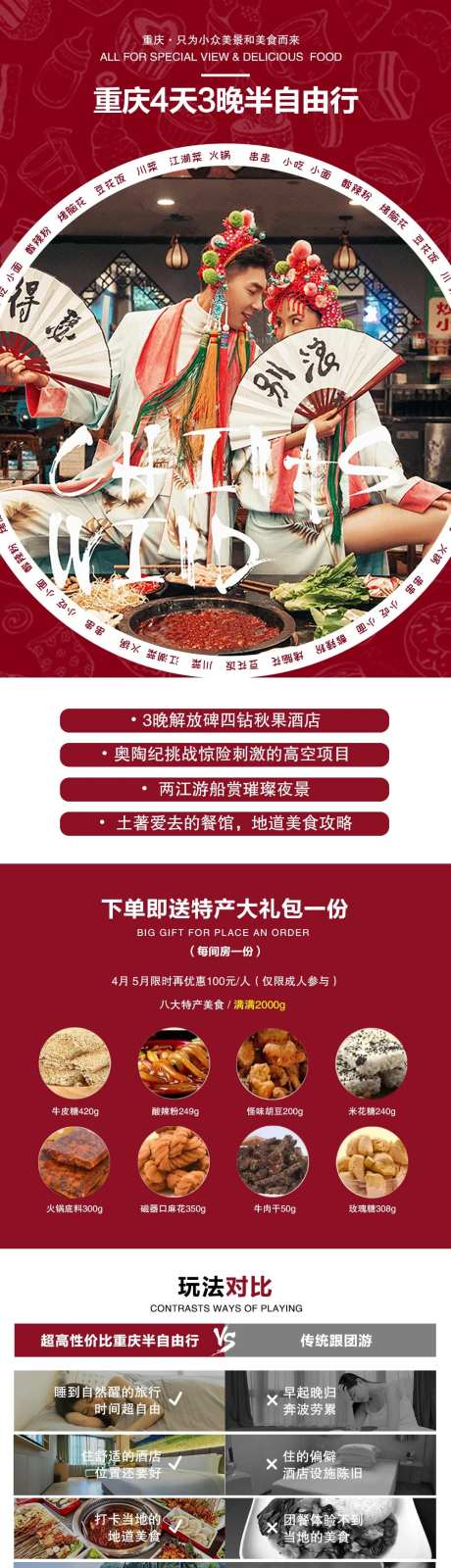 重庆美食之旅旅游电商详情页-采灵感-https://www.cailinggan.com/