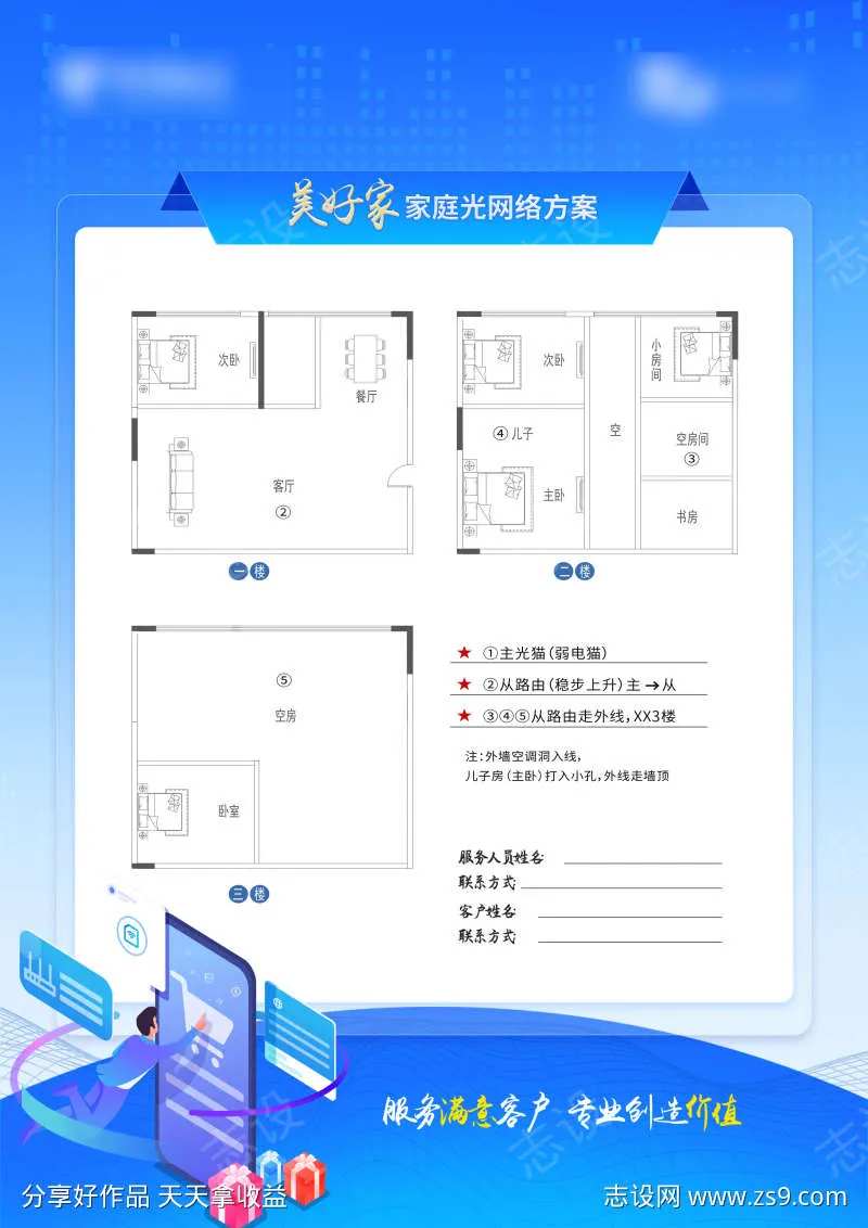 中国移动海报-采灵感-cailinggan.com