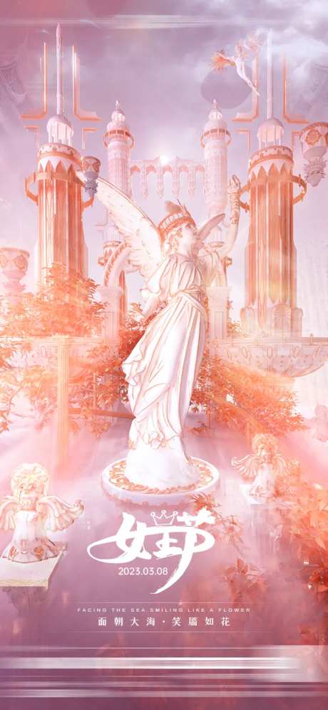 妇女节海报-采灵感-https://www.cailinggan.com/