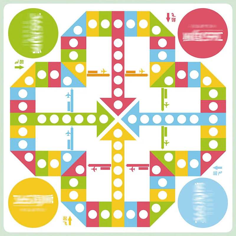 飞行棋游戏活动展板-采灵感-cailinggan.com