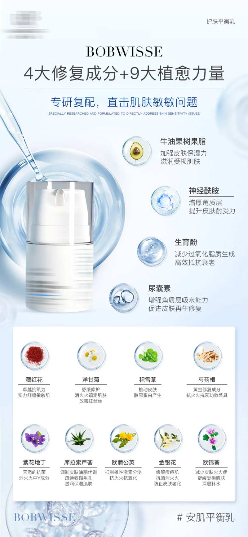 医美成分护肤美业乳液成分海报-采灵感-cailinggan.com